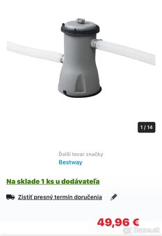 Bestway Kartušová filtrácia - 3