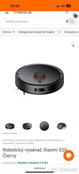 Robotický vysávač Xiaomi S20 Čierny - 3
