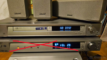 2x DVD prehrávač SONY, reproduktory z domaceho kina SONY - 3