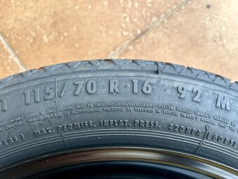 Rezerva - dojazdové koleso Opel 5x115 R16 - 3