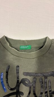 Khaki mikina Benneton - 3