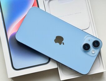iPhone 14 Blue BATERIE 100% TOP - 3