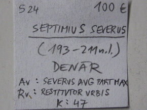 Rím, Septimius Severus ( 193 - 211 ), denár - 3