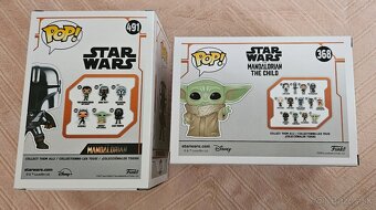 Funko Pop Star Wars The Mandaloria 491 GITD The Child 368 - 3