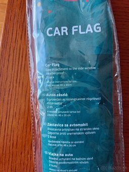 2 úplne nové slovenské vlajky na auto - 3