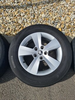 Predám originál Škoda Orion elektróny 5x112 R16 + pneumatiky - 3