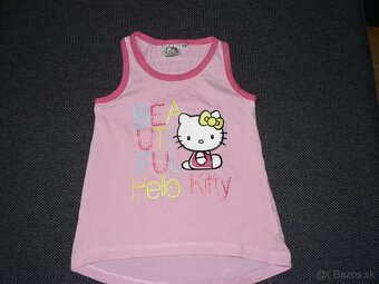 ružové tielko Hello Kitty -4 roky 104cm - 3