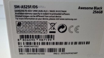 mobil Samsung A52 SM-A525F/DS 256 GB - 3