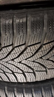Predám 4ks jazdené zimné 215/55r17-98V Nexen - 3