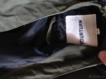 Pánská parka YOUR TURN – olivově zelená, velikost L - 3