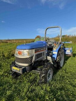 japonský malotraktor ISEKI Sial hunter TH22F s rotavátorom. - 3