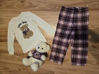 Pyžamo 110+ plyšový medvedík - 3