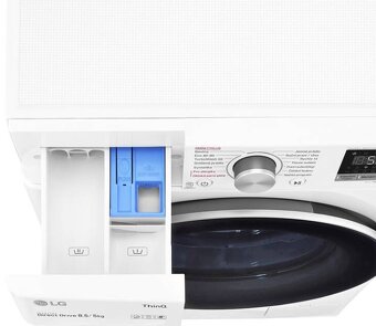 Úzka práčka so sušičkou LG - 3