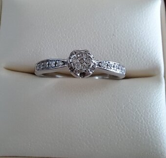 Zlatý prsteň (biele zlato) - 3