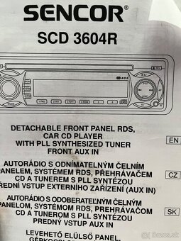 Predám Sencor SCD 3604R - 3