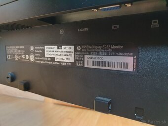 Monitor HP Elite Display 232, 23", 1920x1080 - 3