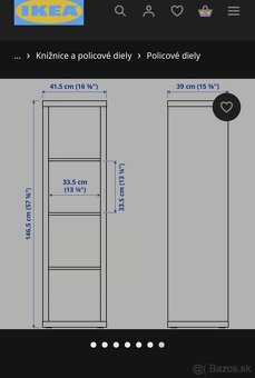 IKEA KALLAX policový diel, vhodný aj pod TV - 3