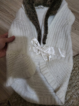 Pončo s retiazkou + vesta - 3