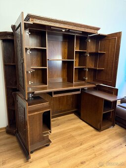 obývacia stena dub masív - 3