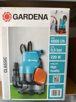 Predám ponorné čerpadlo Gardena 6000 - 3
