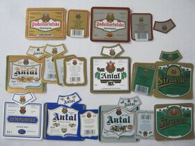 pivní pivné etikety pivovar Michalovce 100ks 1948-1998 - 3
