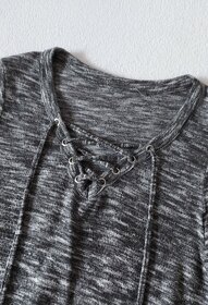 Dlhé sivé tričko/tunika - 3