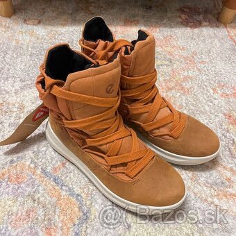 ECCO nové kožené GoreTex zimné topánky veľ. 40 - 3