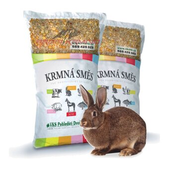 Zmeska pre nosnice, prepelice a králiky, 25 kg - 3