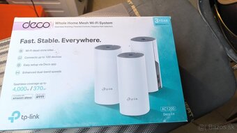 WiFi router TP-Link Deco E4(3-pack) 2x LAN/ 300Mbps 2,4GHz/ - 3
