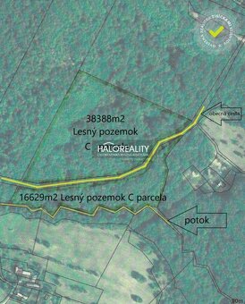 HALO reality - Predaj, pozemok 55017 m2 Hrušov, Les 'C - 3