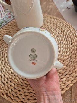 Retro porcelánová cukornička - 3