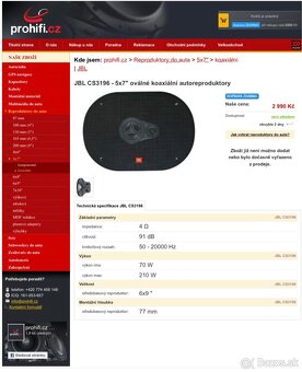 JBL CS3196 - 3