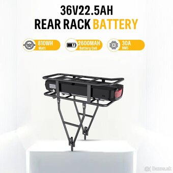 Nepoužitá Batéria na e-bike 36V 22.5AH SET - 3