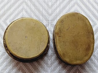 2ks starožitne Perzske škatulky ručna malba na perleti - 3