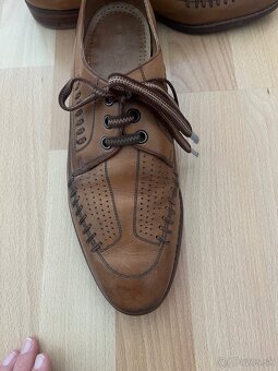 Kožené oblekové vintage vel 40 - 3