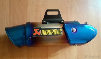 Na predaj ladený, nový, športový nerezový výfuk na   motorku - 3