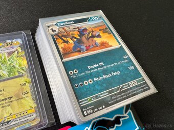 Pokemón PREM. balík 2: 100ks kariet v obaloch s EX Tera - 3