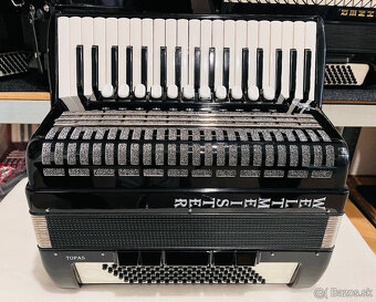 Predám akordeón Weltmeister TOPAS 96, v zánovnom stave. - kr - 3