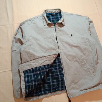 Vintage 90s Polo Ralph Lauren béžová harrington bunda L - 3