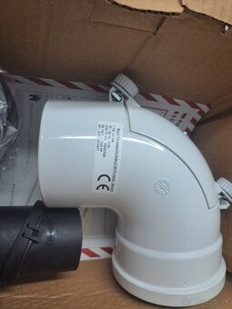 Predam vodorovný odťah spalín Bosch 60/100 komplet set - 3