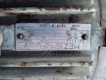 Predám elektromotor 5.5kw 1450ot - 3