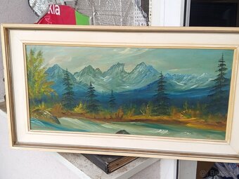 Starý obraz Tatry - 3
