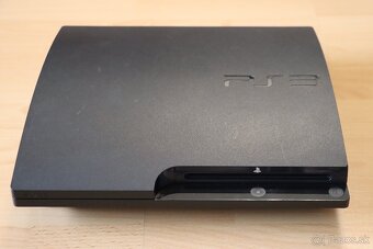 PS3 SLIM CECH-3004B | 2x ovládač | 5 hier | Komplet kab. - 3
