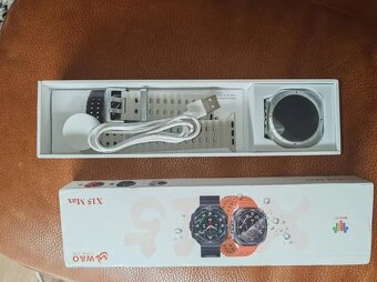 Smart hodinky X15 Max – nové, strieborné, AMOLED displej - 3