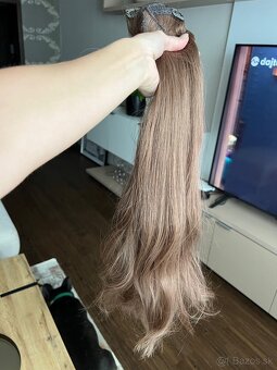 Dokonale 100% ľudské eu vlasy extra hustota 260g - 3