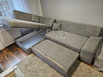 Rozkladací rohový gauč - ľavý - 3