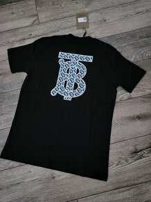 Nové pánske tričko Burberry čierne 1 veľkosť S - 3