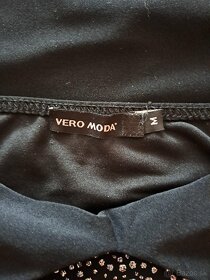 Pekne, cierne saty Vero Moda vel.S,M. - 3