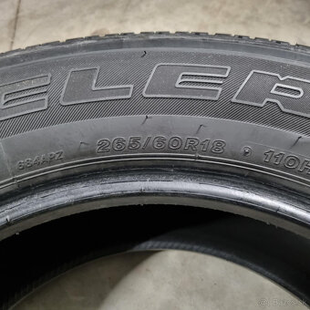 Letné pneumatiky 265/60 R18 BRIDGESTONE DOT2519 - 3