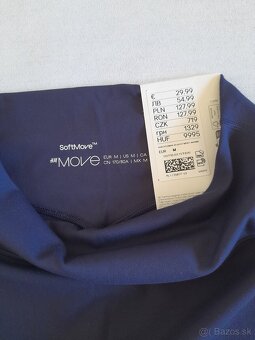 Tmavomodré legíny H&M, veľkosť M - 3